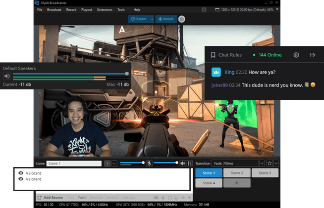 XSplit Broadcaster tiene las mejores características para los streamers de Twitch