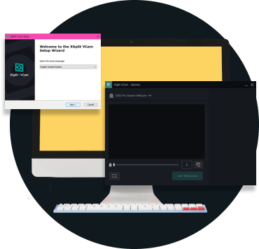 Вы можете установить XSplit VCam на ПК или Mac