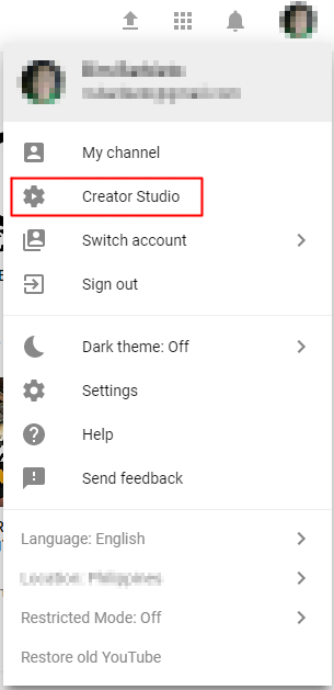 YouTube Creator Studio